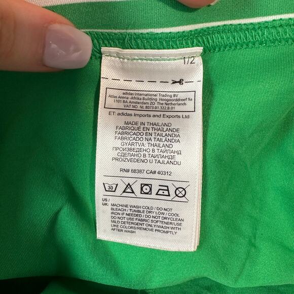 Adidas x Stella McCartney Barricade Tennis Skirt Ruffle Pleated Striped Skort - Picture 13 of 15